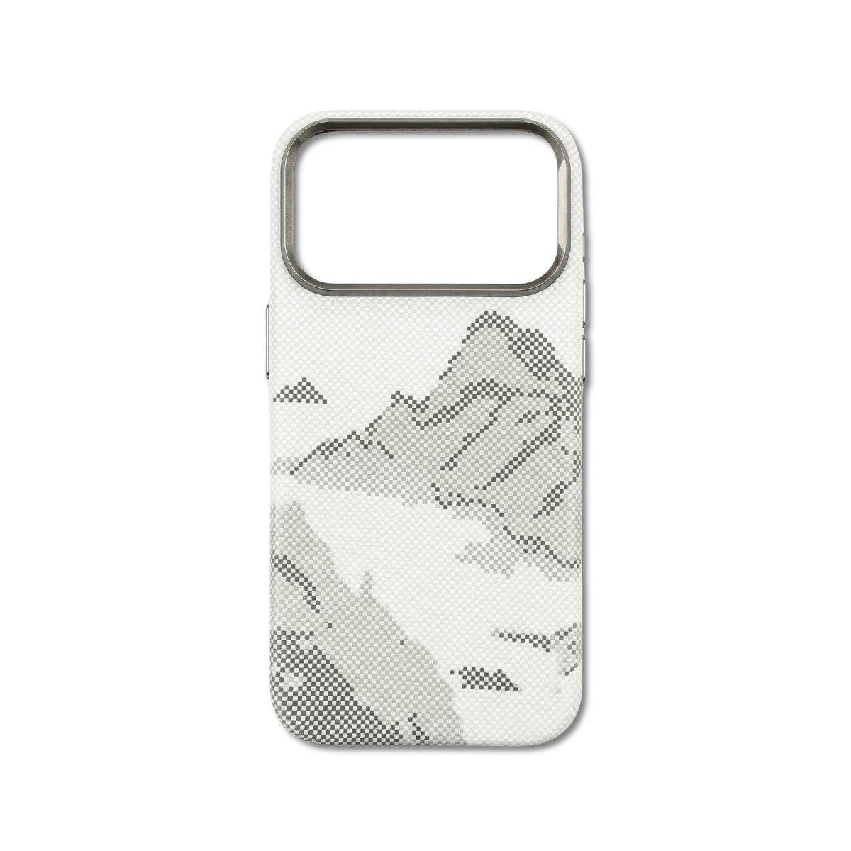 Whiteout iPhone case — clean all-white minimalist finish