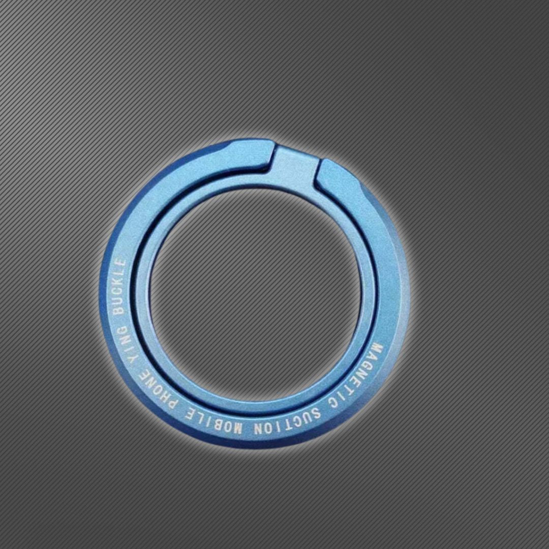 Blue Magnetic Ring Holder for iPhone