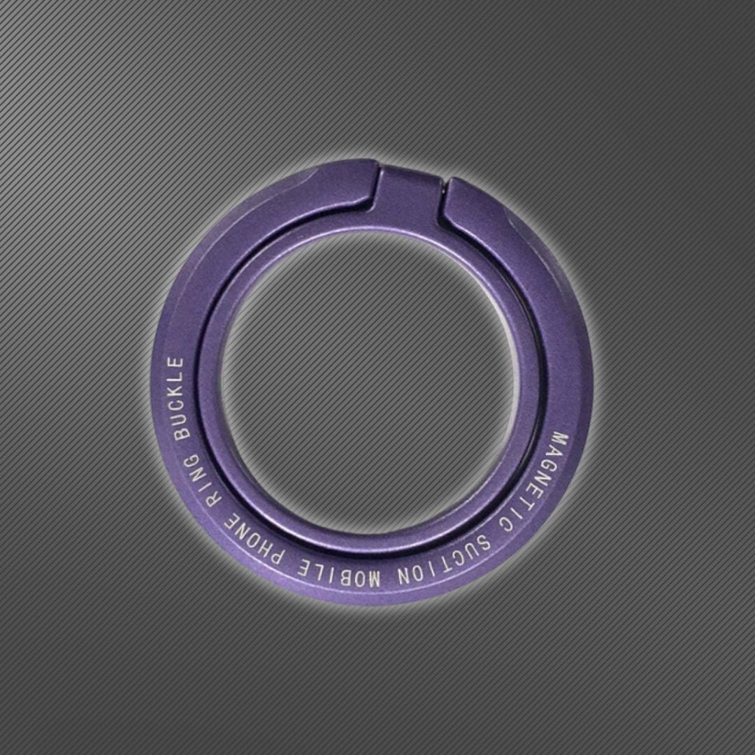 Purple Magnetic Ring Holder for iPhone