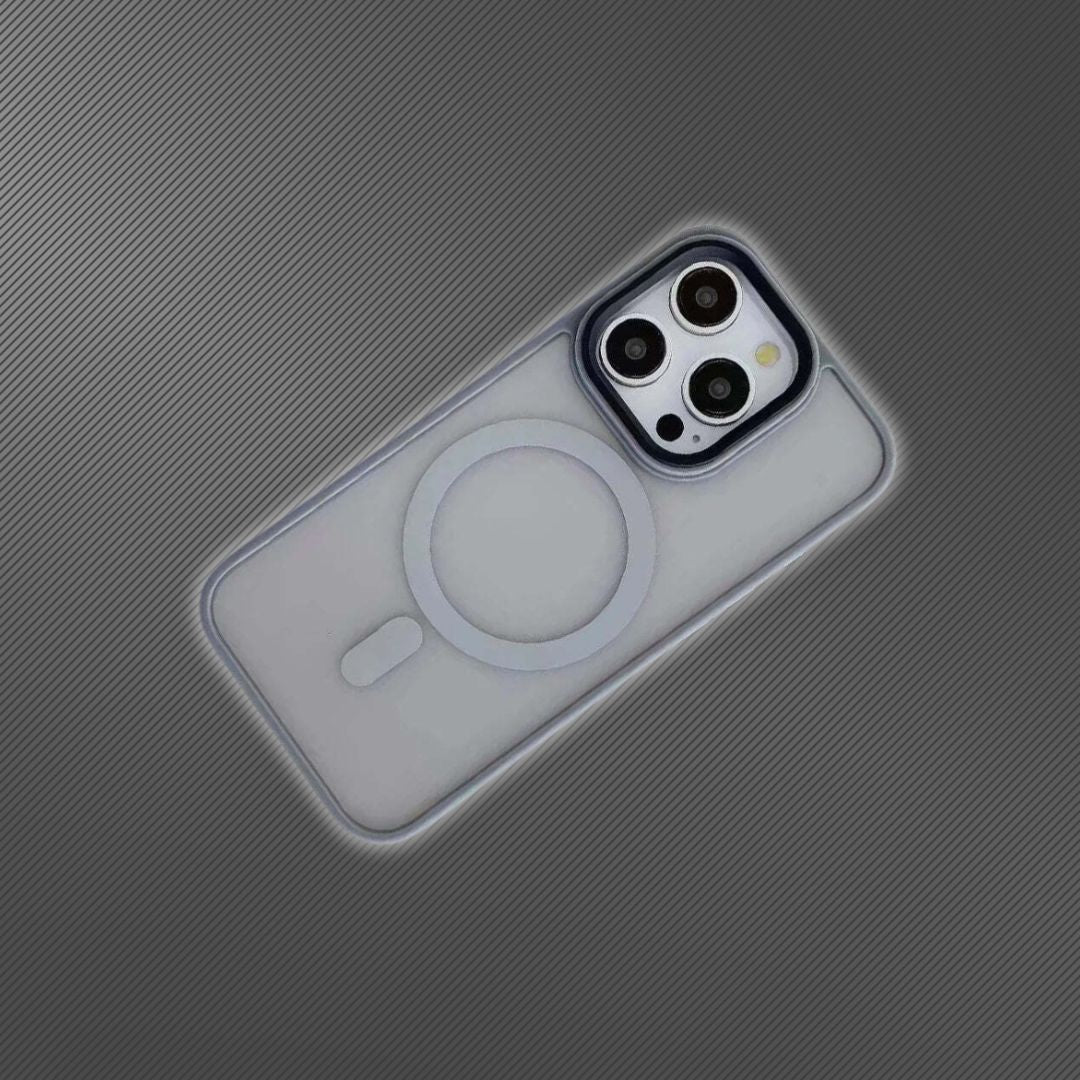 Grey Magnetic Matte Frosted iPhone Case