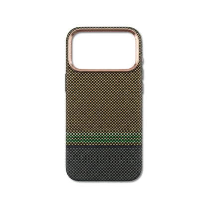 Deep Forest Check iPhone case — earthy woodland check pattern