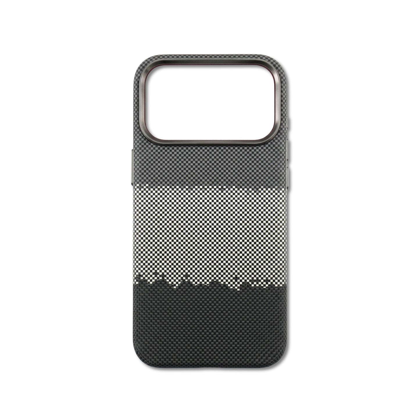 Dark Atlas iPhone case — black topographic cartography design
