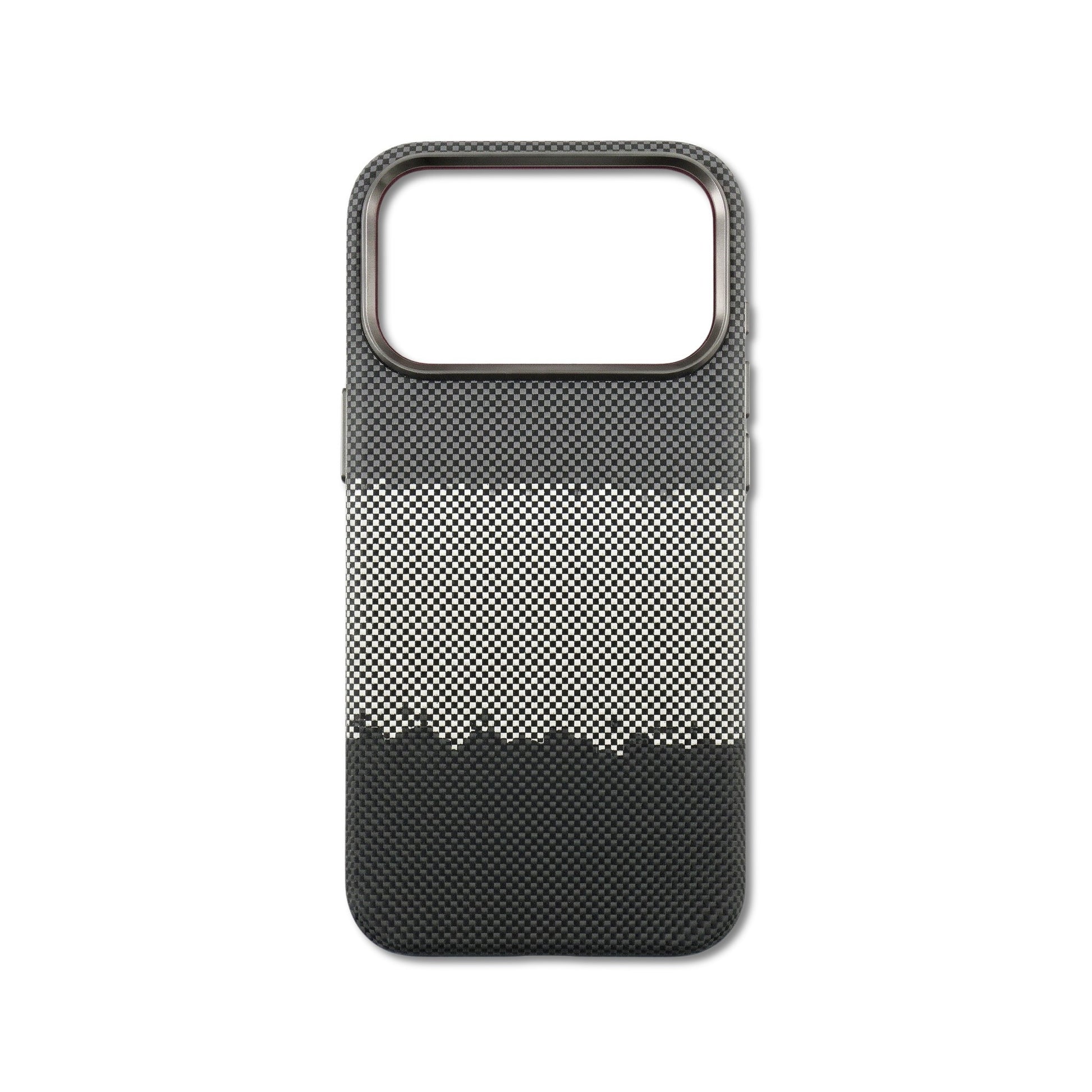 Dark Atlas iPhone case — black topographic cartography design
