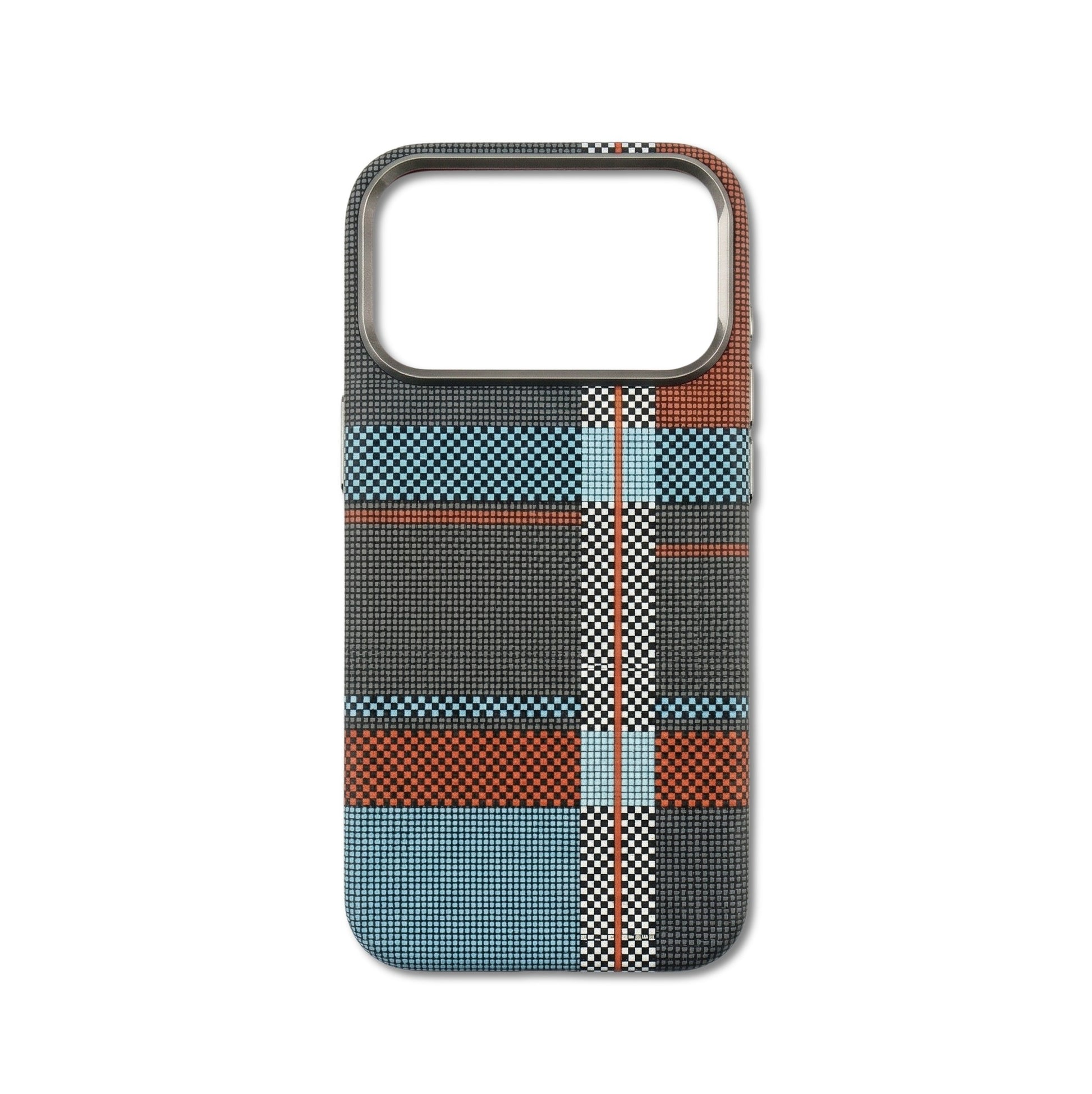 Carbon Clash iPhone case — carbon fiber texture with sharp accent