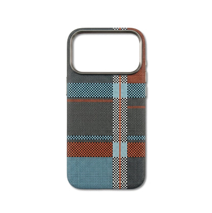 Carbon Clash iPhone case — carbon fiber texture with sharp accent
