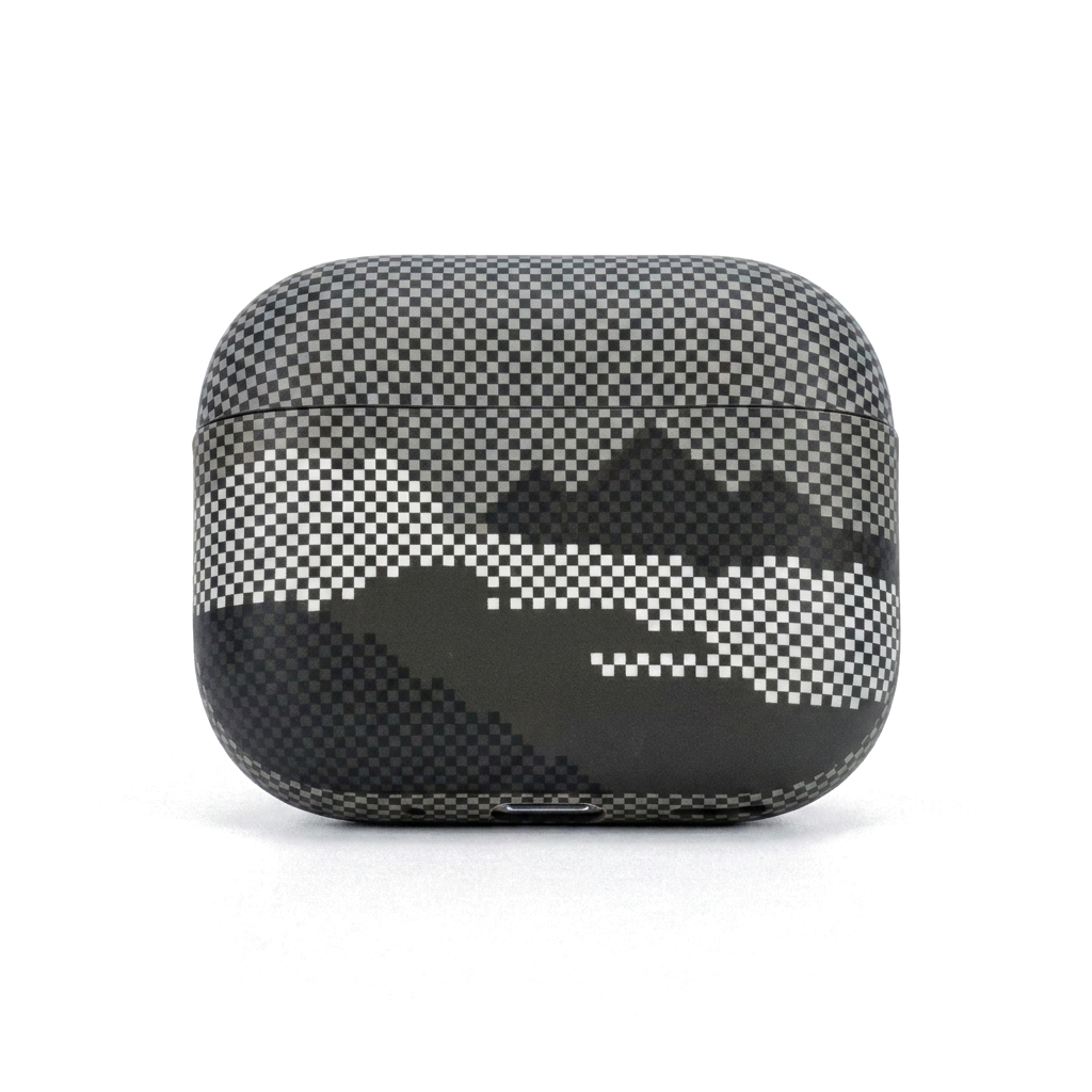 Peak Divide AirPods case — high-contrast design matching the iPhone case
