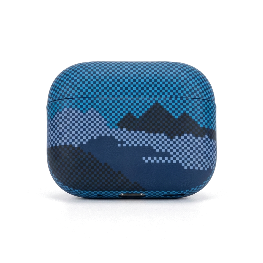 Cobalt Myth AirPods case — deep blue design matching the iPhone case